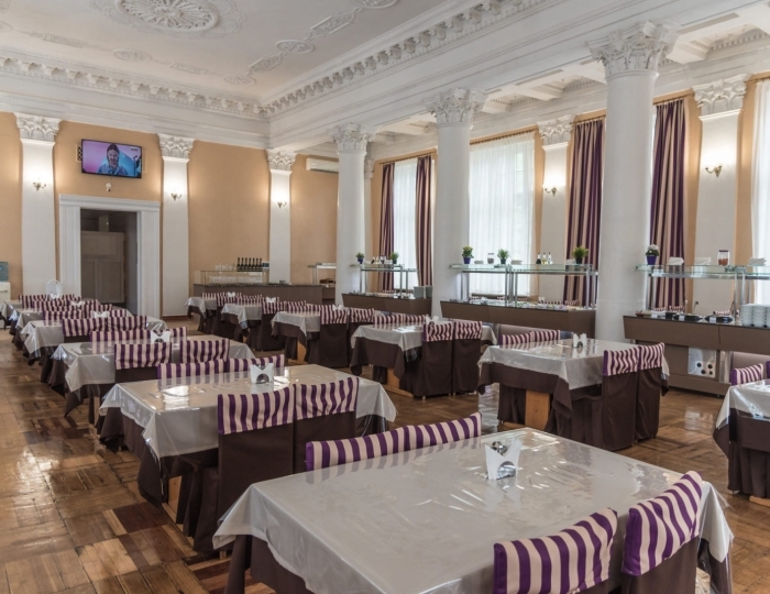 Обеденный зал - Санаторий «Алушта»