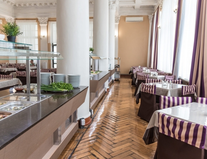 Обеденный зал - Санаторий «Алушта»