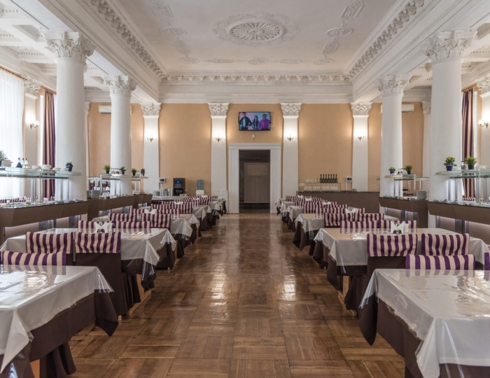 Обеденный зал - Санаторий «Алушта»